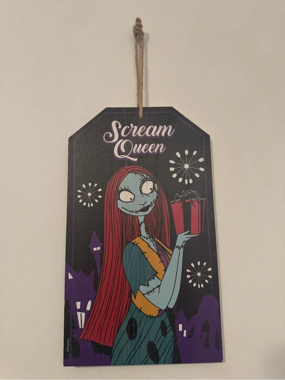 Bundle Of 2 Disney The Nightmare Before Christmas Wooden Hanging Signs